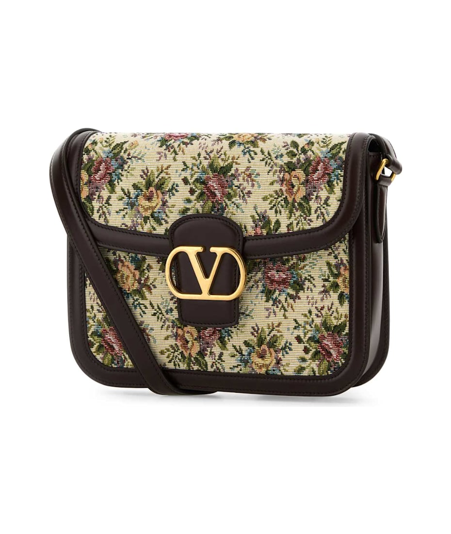 ショルダーバッグ・ポシェット VALENTINO EMBROIDERED JACQUARD 9TO5 CROSSBODY BAG Valentino Garavani Embroidered Jacquard 9to5 Crossbody Bag