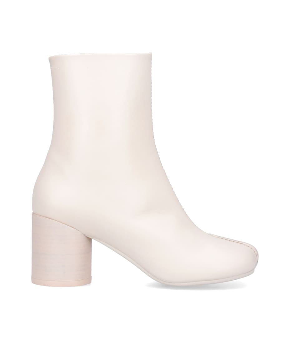 MM6 Maison Margiela Leather Ankle Boots | italist