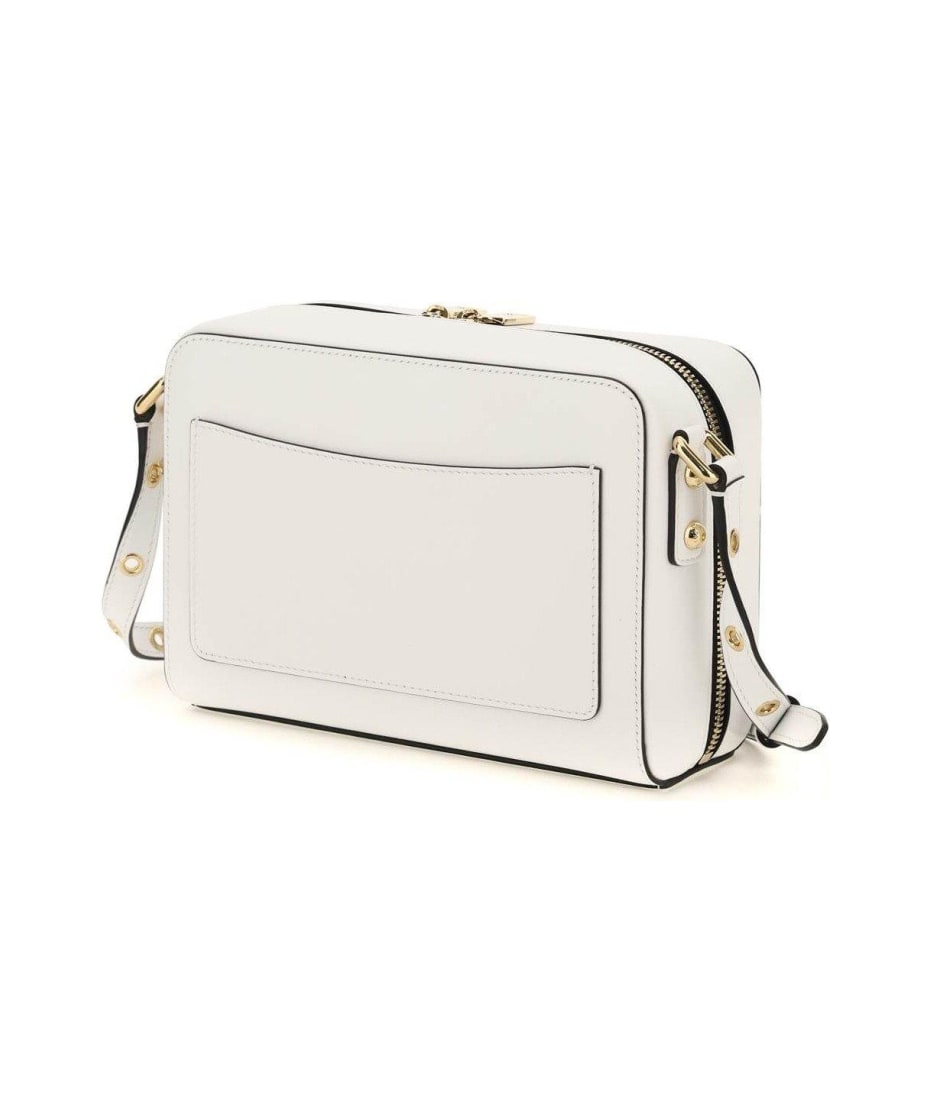 Dolce & Gabbana 3.5 Leather Camera Crossbody Bag White