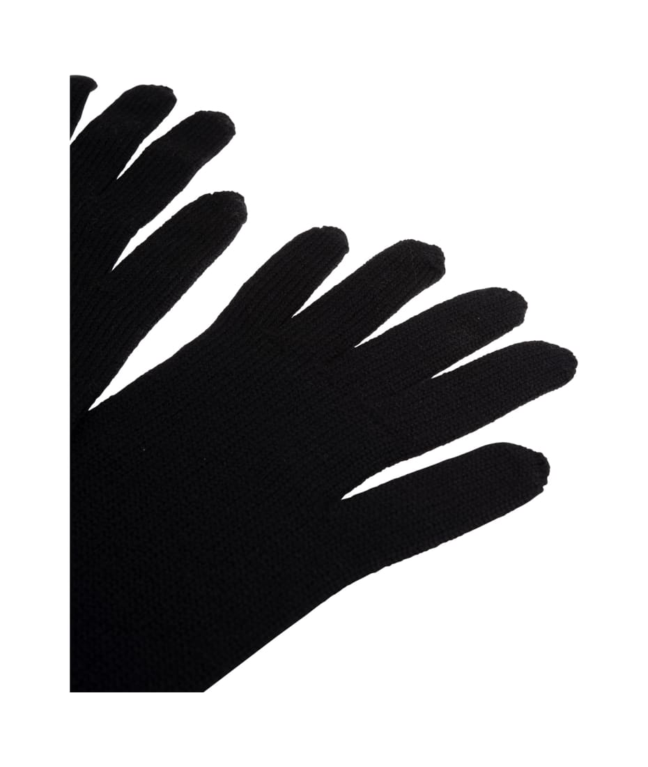 Max Mara Wool Black Negus Gloves Womens Gloves Max Mara Gloves 