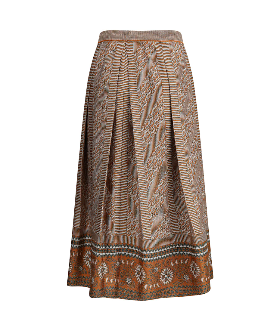 【送料&関税込】Valentino Knit Lurex Midi Skirt Valentino Knit Lurex Midi Skirt | italist