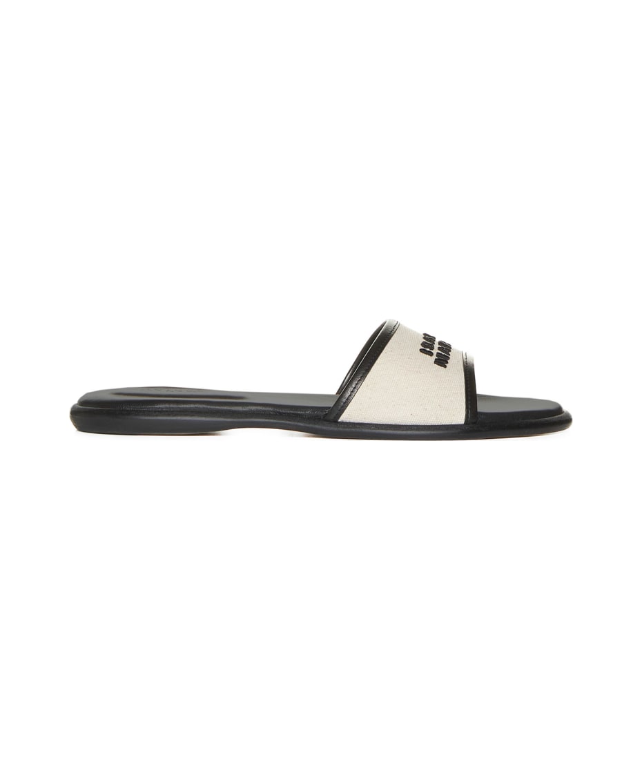 ISABEL MARANT｜SLIPPERS (VIKEE (SD0069FB A2B11S ECBK)) Vikee Sandals Woman ecru-cognac | ISABEL MARANT Official