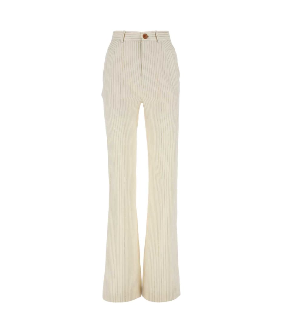 パンツ Vivienne Westwood Embroidered wool Ray pant Vivienne Westwood Embroidered Wool Blend Ray Pant | italist