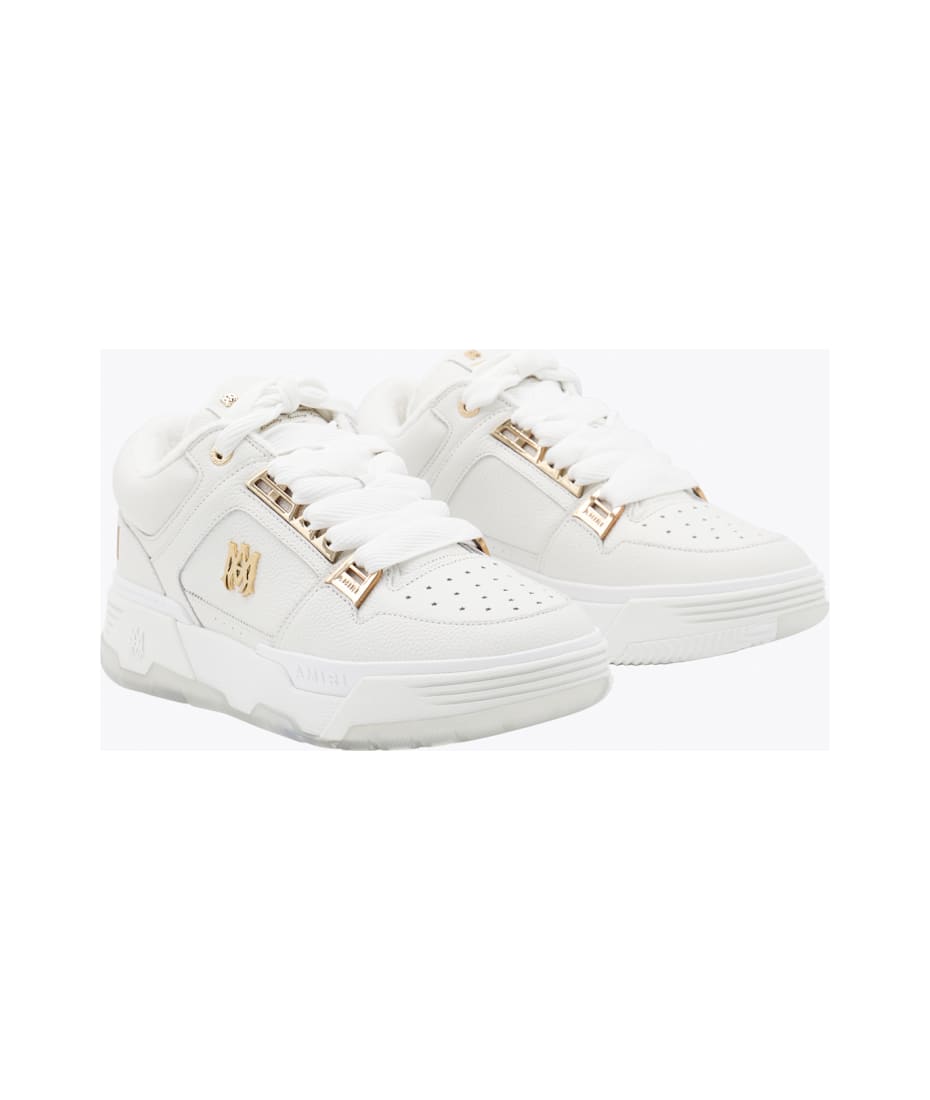 スニーカー AMIRI WHITE LEATHER LLIC MA-1 SNEAKERS AMIRI - MA-1 Leather, Nubuck and Mesh Sneakers - White Amiri