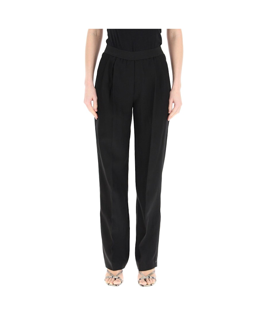 ボトムスその他 Loulou Studio SS24 TAKAROA ELASTIC PANTS (TAKAROA BLACK) LouLou De Saison Takaroa Trousers | Black | FARFETCH