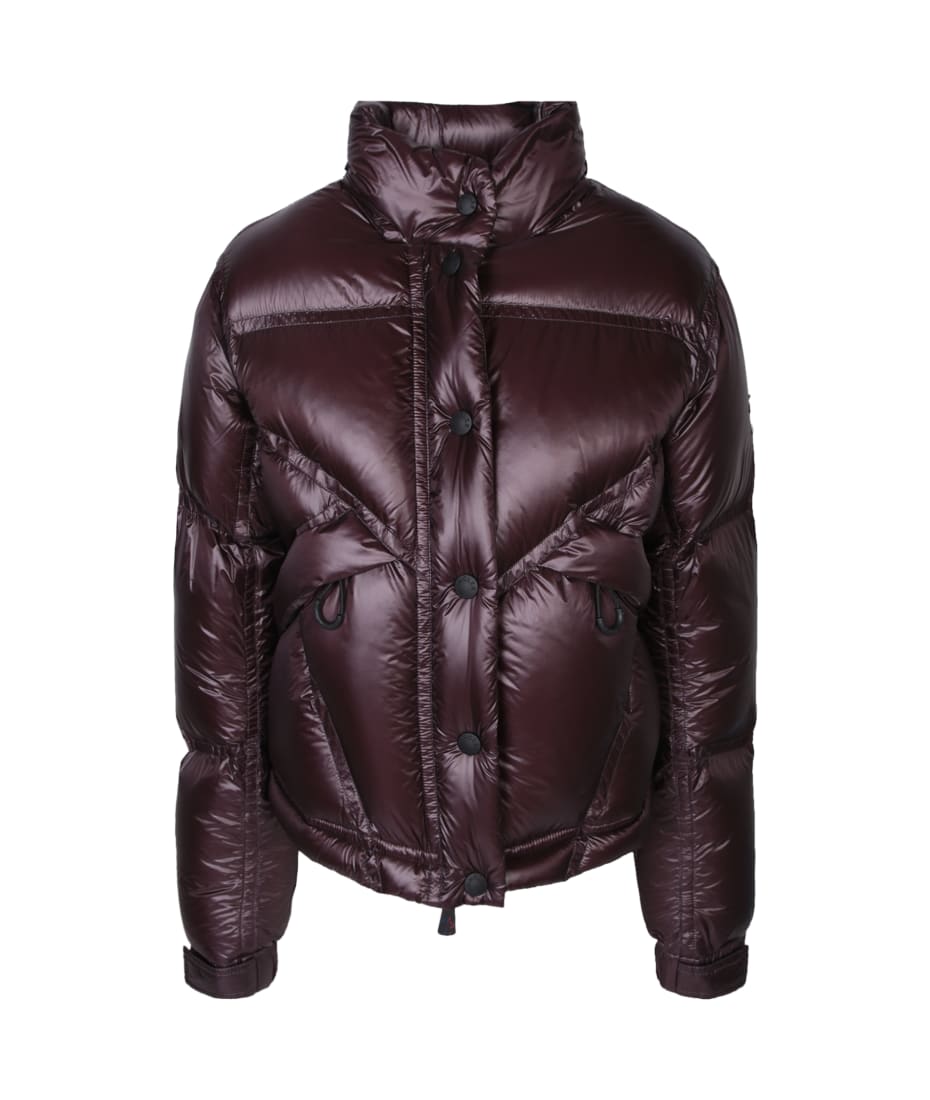 Moncler Grenoble Dark Brown Nylon Julier Down Jacket italist ALWAYS LIKE A SALE