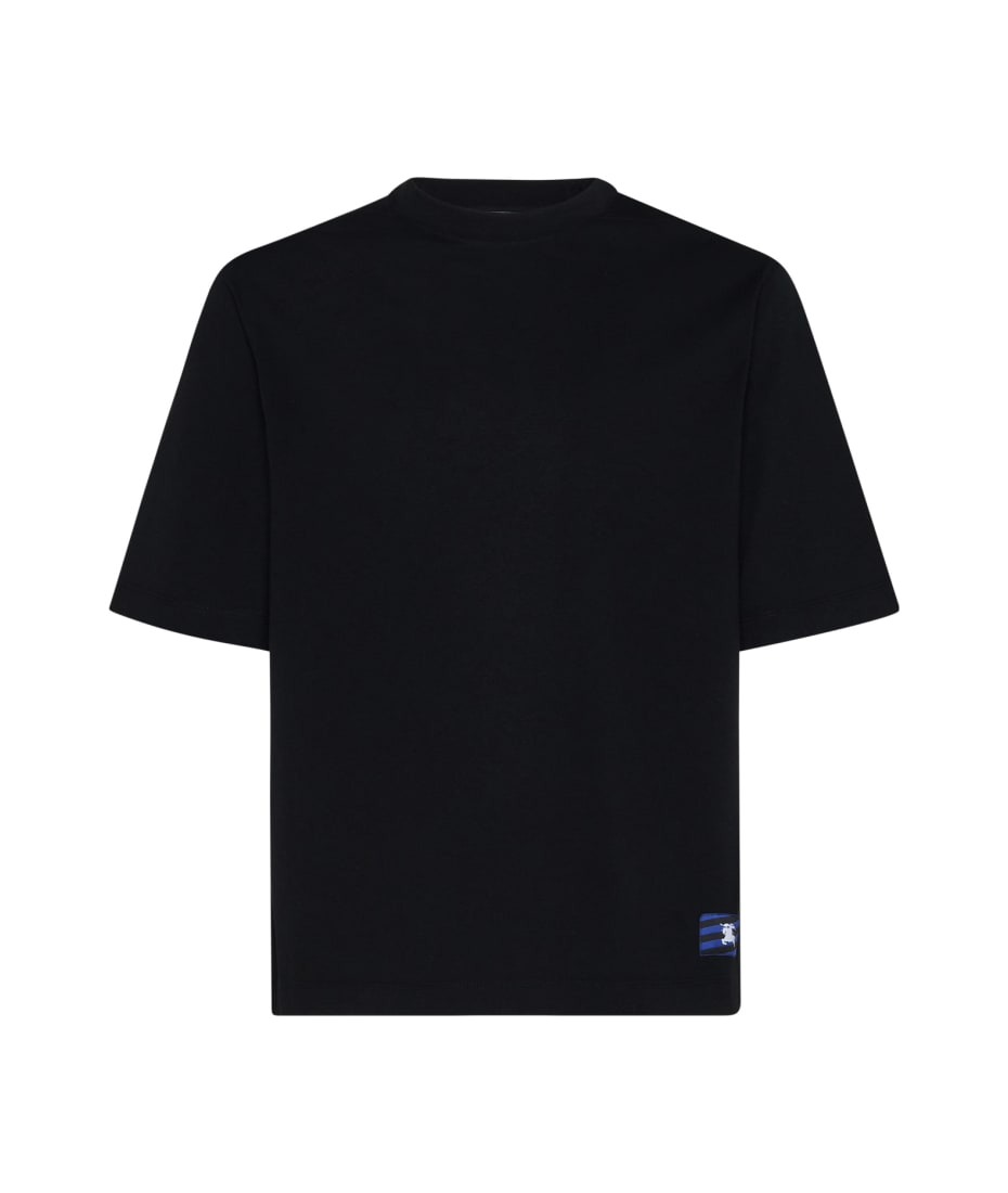 Burberry Short Sleeve Black T-shirt | italist