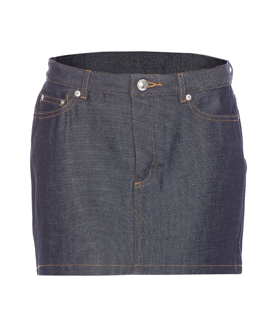 ワンピース A.P.C. Women Short Skirts CODBSF06093IAI Blue Thumbs_A25---APC---