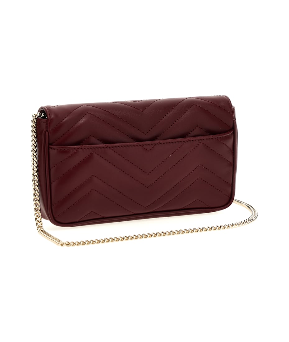 ハンドバッグ GUCCI 'GG Marmont' mini crossbody bag GG Marmont mini bag in black leather | GUCCI® US