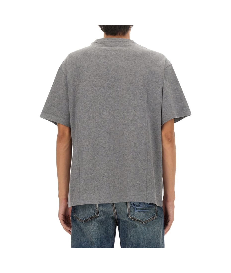 Tシャツ・カットソー ETRO COTTON T-SHIRT WITH PEGASUS Etro Pegasus motif t-shirt - Black - Women | WRJB0007AC036N0000