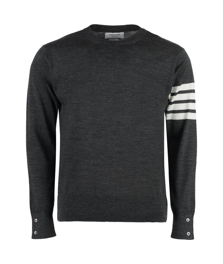 Thom Browne Long Sleeve Crew-neck Sweater | italist, ALWAYS LIKE A