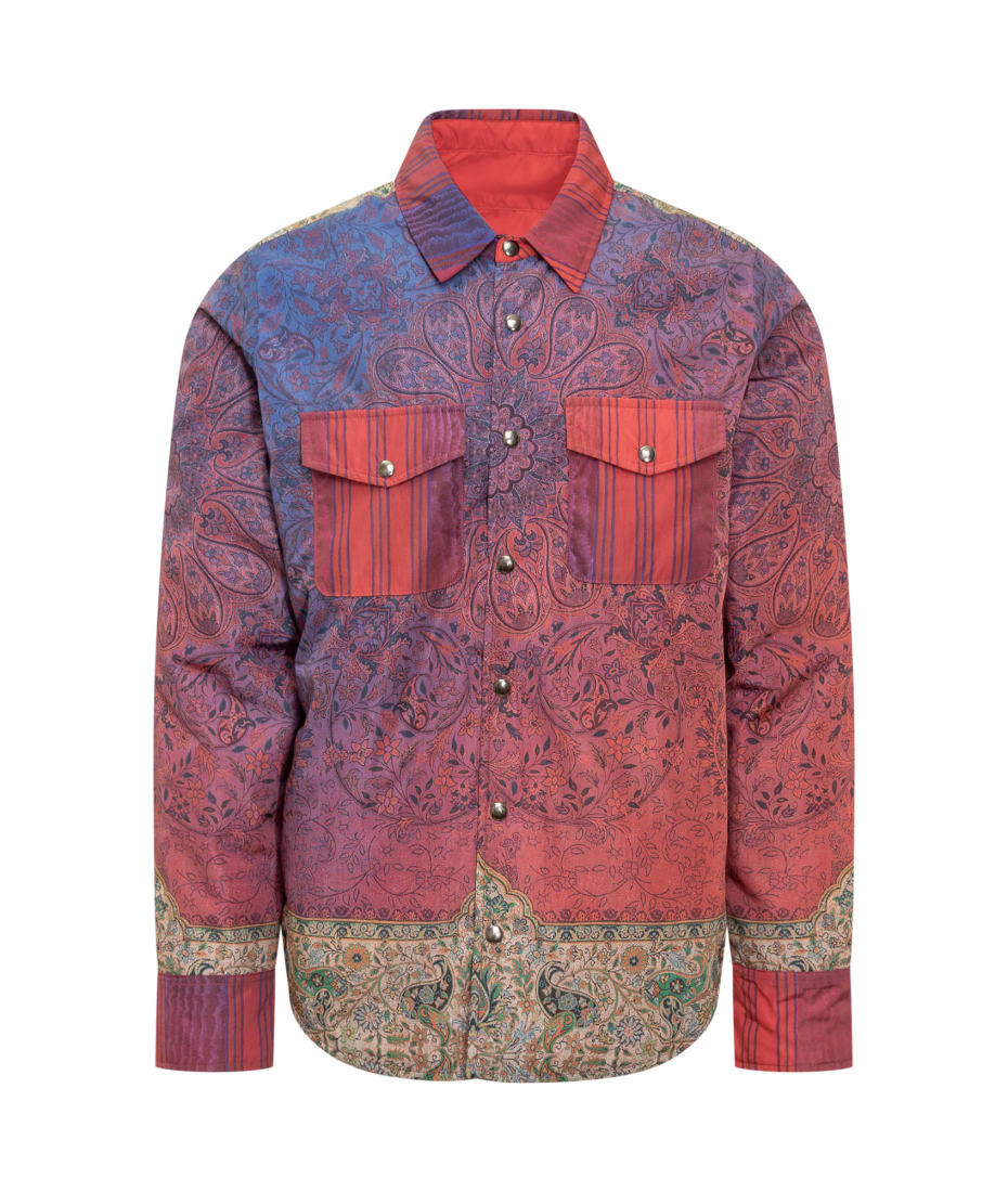 Pierre-Louis Mascia Reversible Over-Shirt Jacket - M