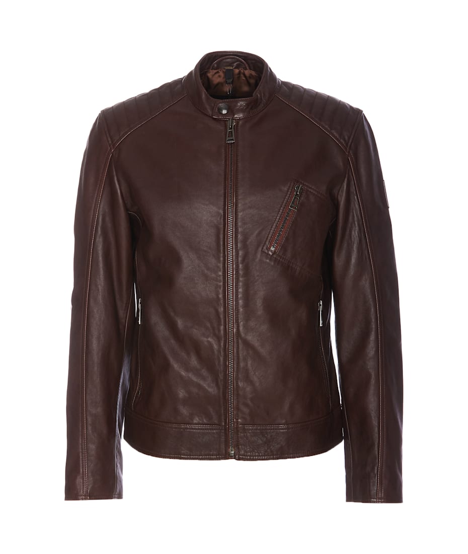 Belstaff V Racer Leather Jacket | italist Belstaff V Racer Leather Jacket | italist