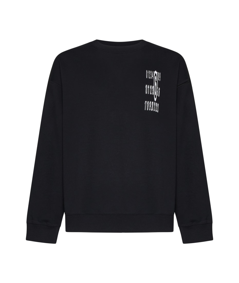 トップス MM6 MAISON MARGIELA OVER SWEAT TOPS MM6 Maison Margiela Sweatshirt in Black | REVOLVE