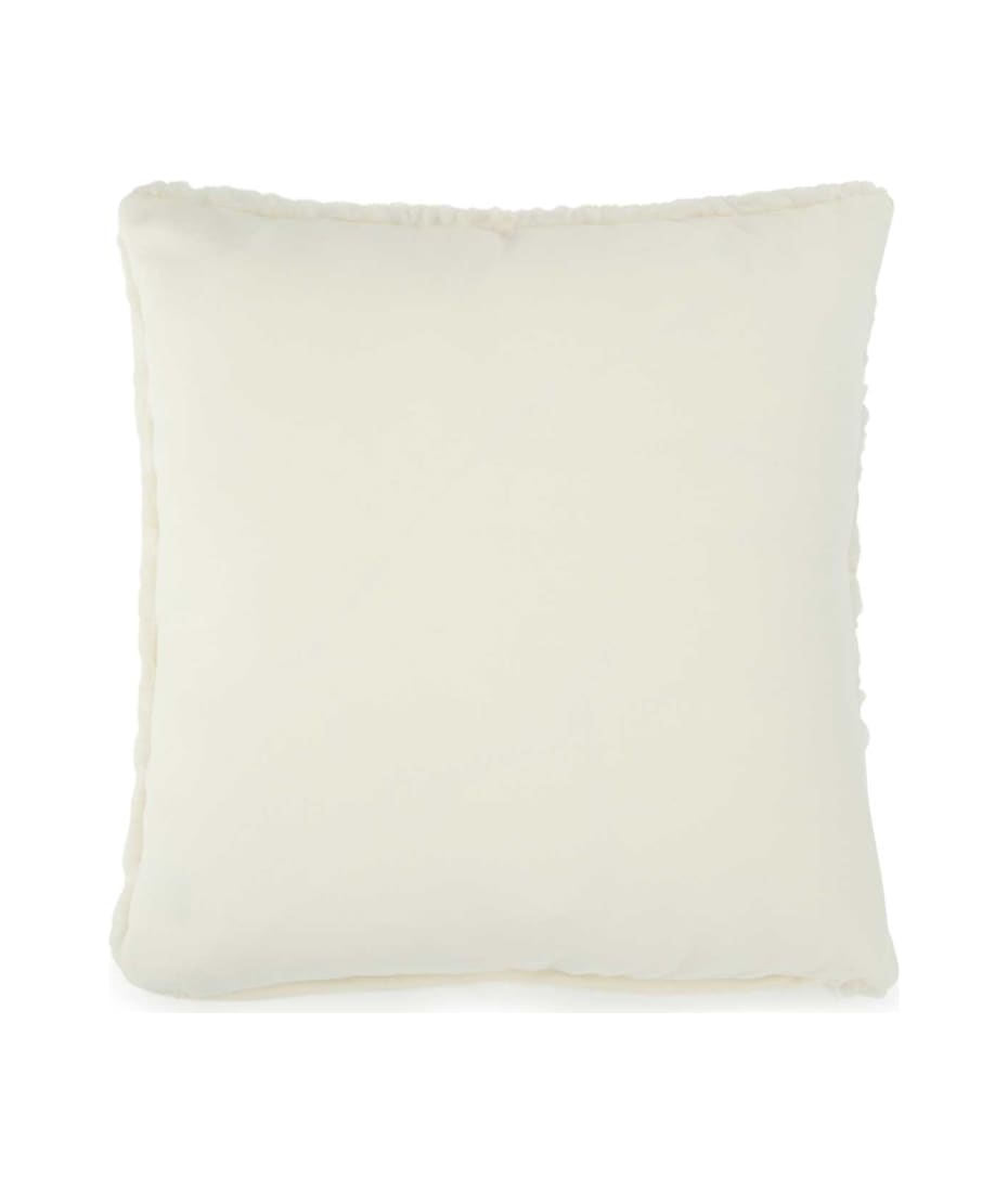 Prada Ivory Eco Fur Pillow - F0I55
