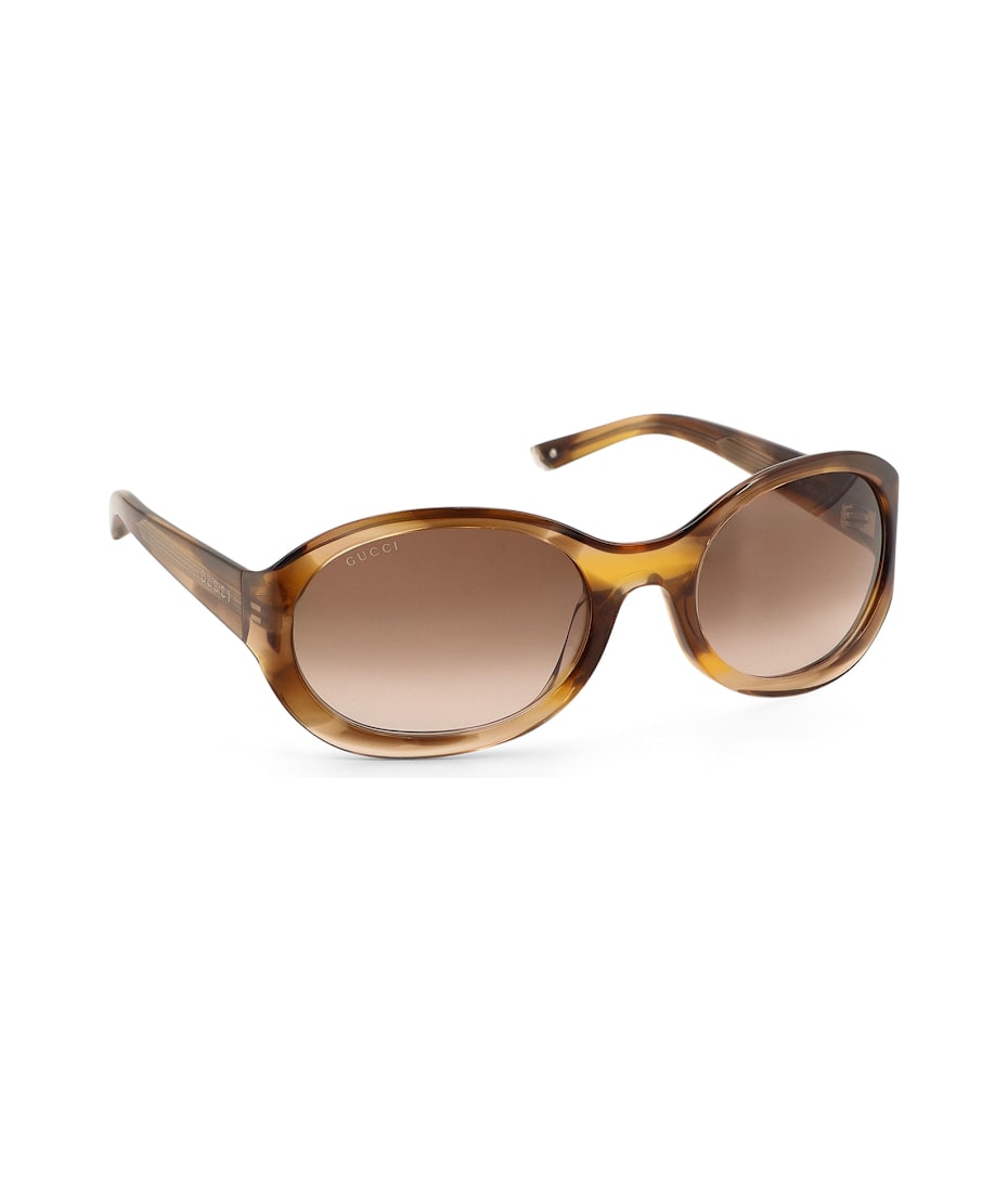 Gucci Rosso Ancora Rounded Sunglasses | italist