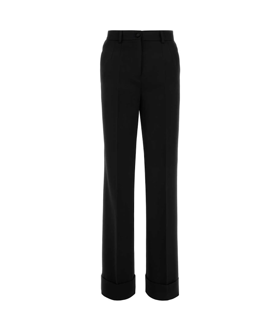 パンツ DOLCE & GABBANA Black Wool Blend Pant Dolce & Gabbana Black Wool Pant | italist