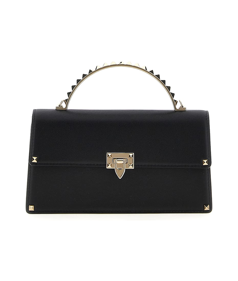ハンドバッグ Valentino Garavani Mini Borsa A Mano Rockstud Valentino Garavani Rockstud Mini Bag | White | FARFETCH