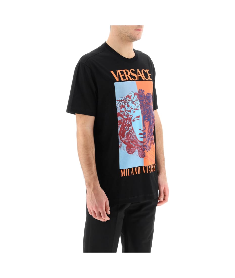 T-shirts Versace - Medusa T-shirt with print - 10084911A060701B000