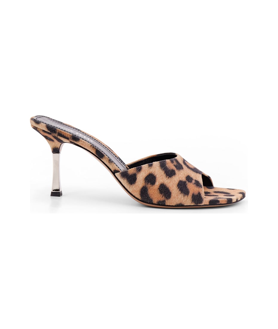 サンダル・ミュール PARIS TEXAS Lorena suede sandals with animal print Maculato Paris Texas Lorena Suede Sandals With Animal Print | italist