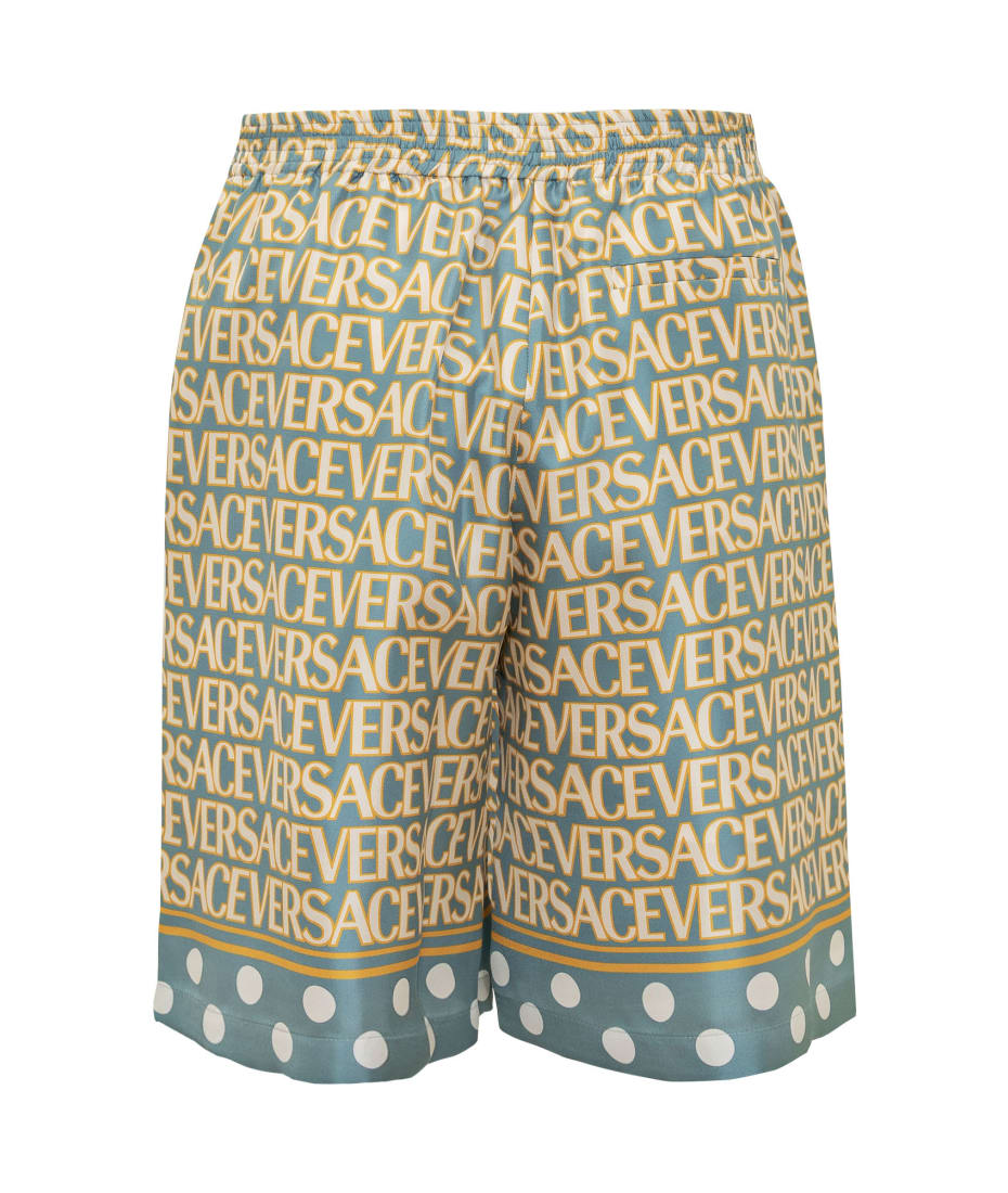 Versace Allover Kids Towel Shorts