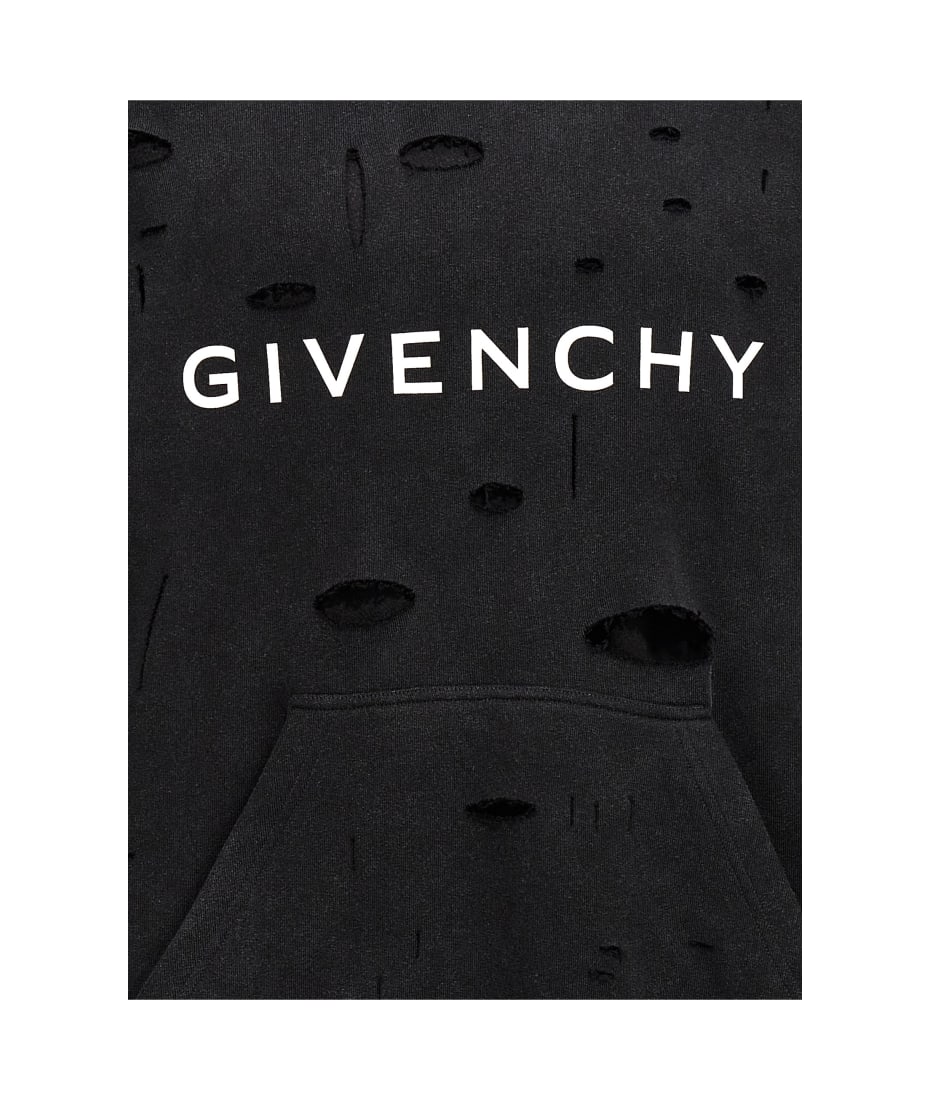 Givenchy Logo Hole Hoodie italist