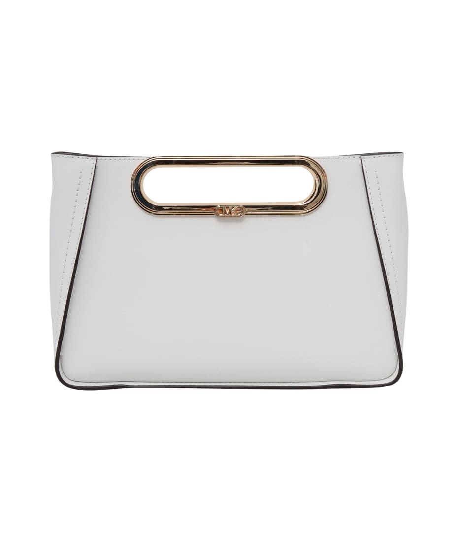 Michael Kors Large Chelsea Convertible Bag In White