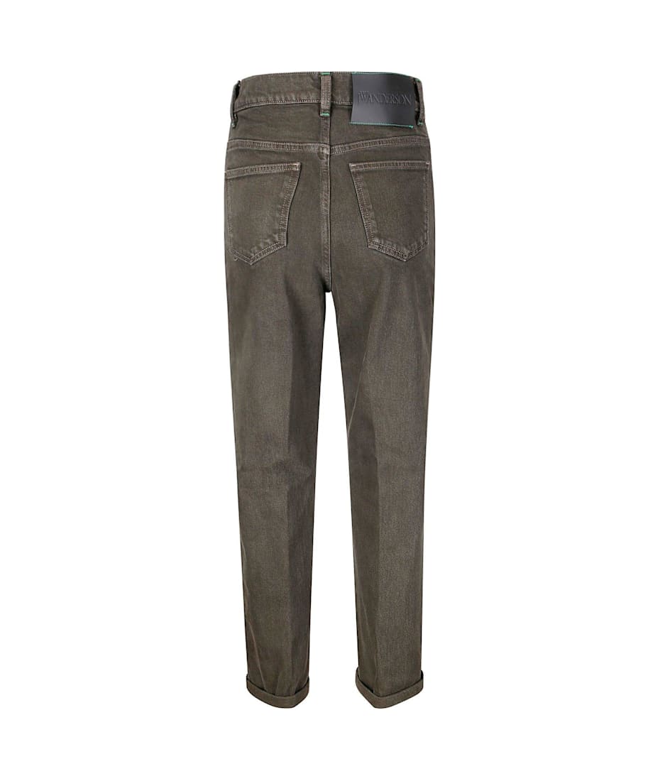 JW anderson Contrast Turn-Up ジーンズ