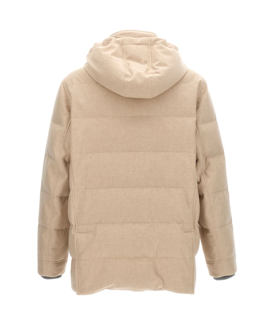 Brunello Cucinelli Long Hooded Down Jacket | italist, ALWAYS