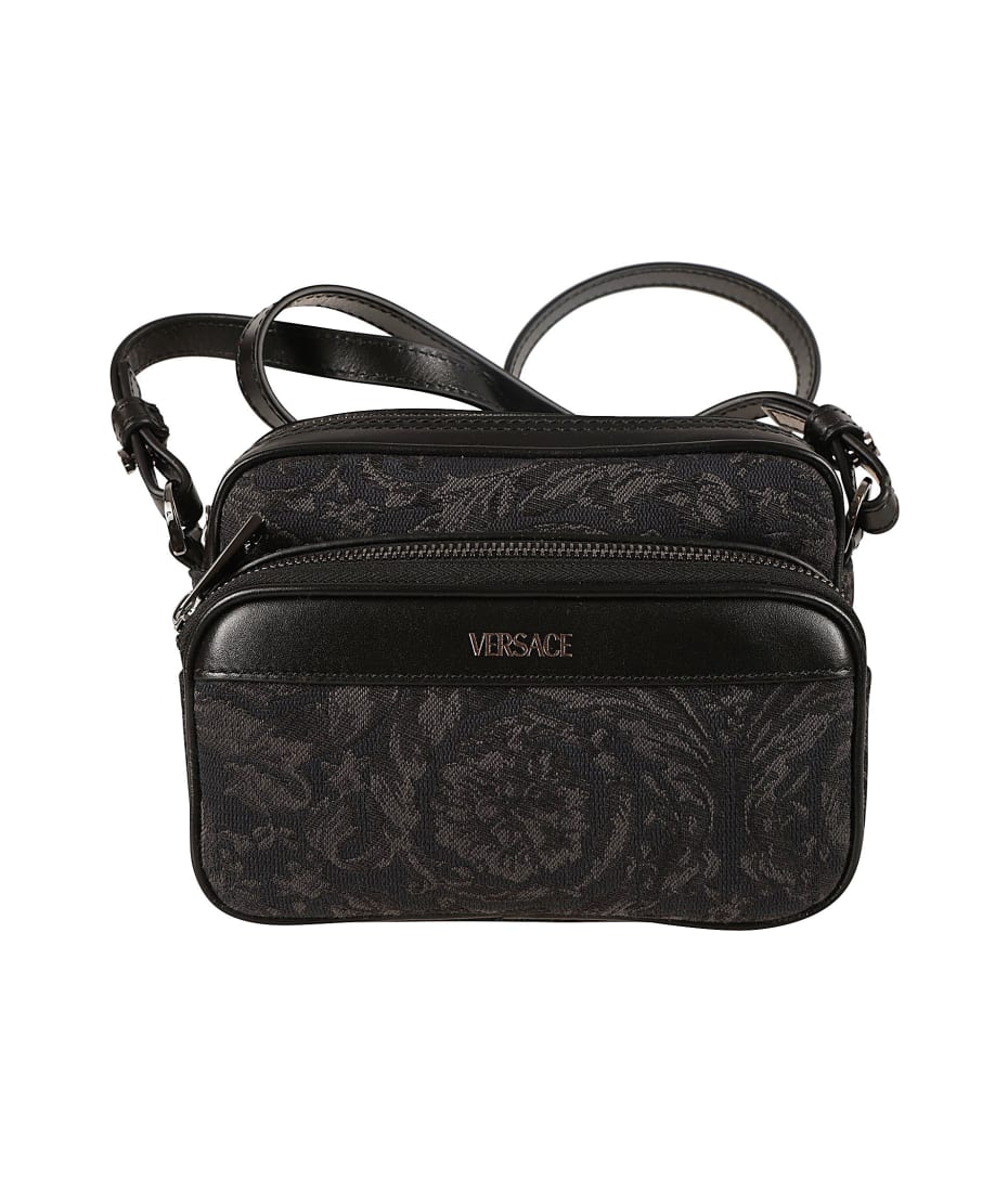 Versace Small Jacquard Crossbody Bag | italist