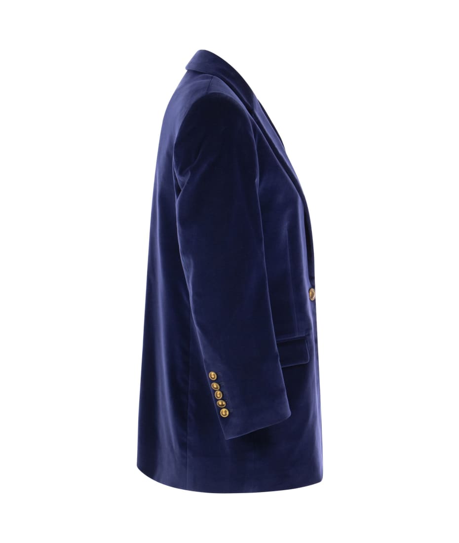 Saulina Milano Antonia - Single-breasted Velvet Jacket