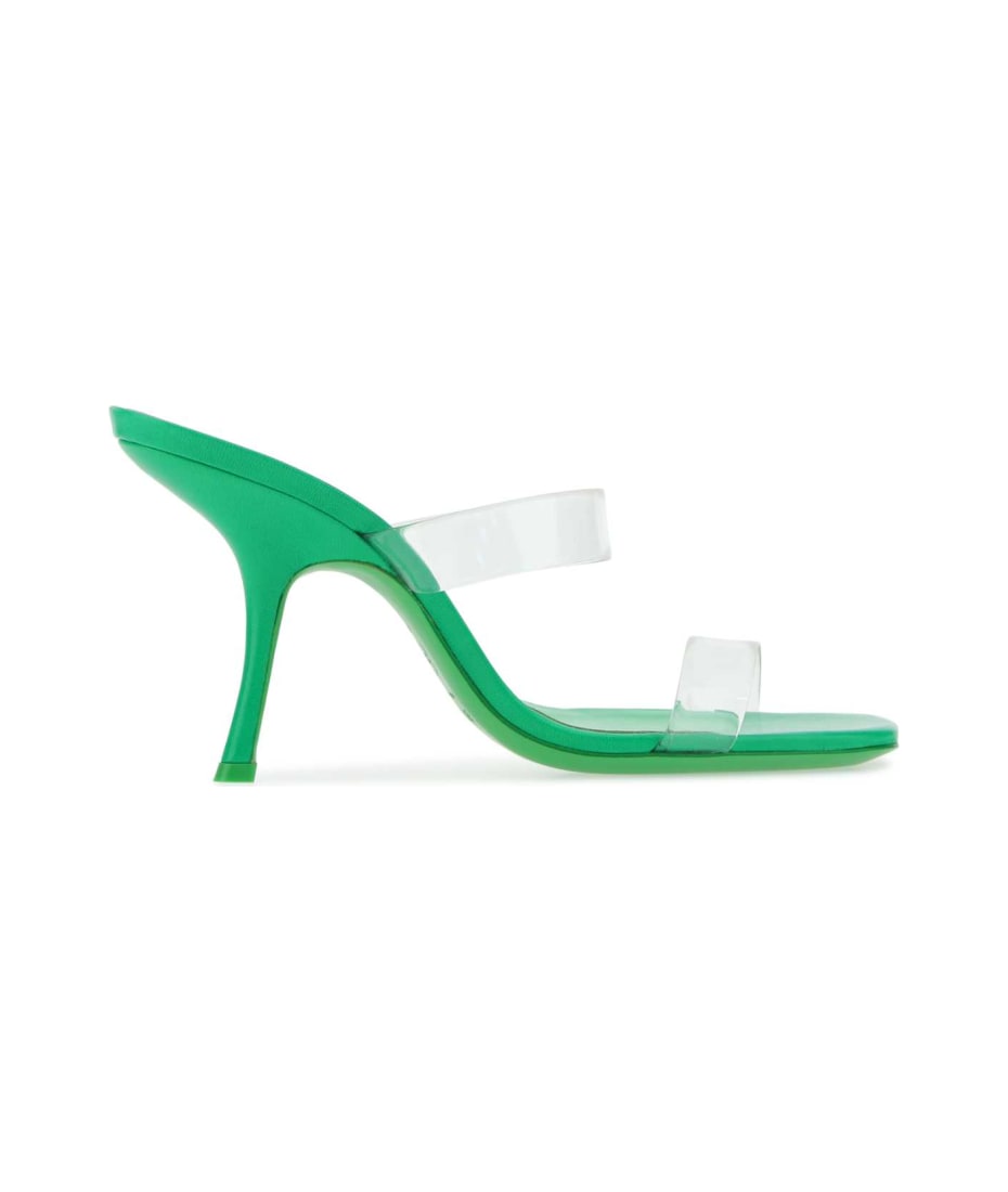 サンダル・ミュール By Far Grass green Clara mules BY FAR Grass Green Clara Mules | italist