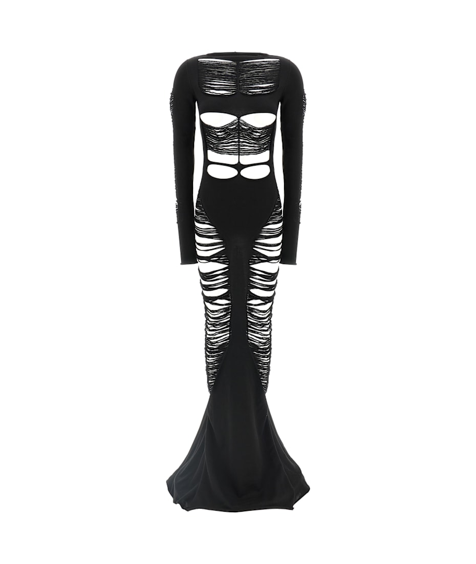 VIP【関税送料無料】希少 Rick Owens Luna Long Dress Rick Owens Luna Dress in Gold | FWRD