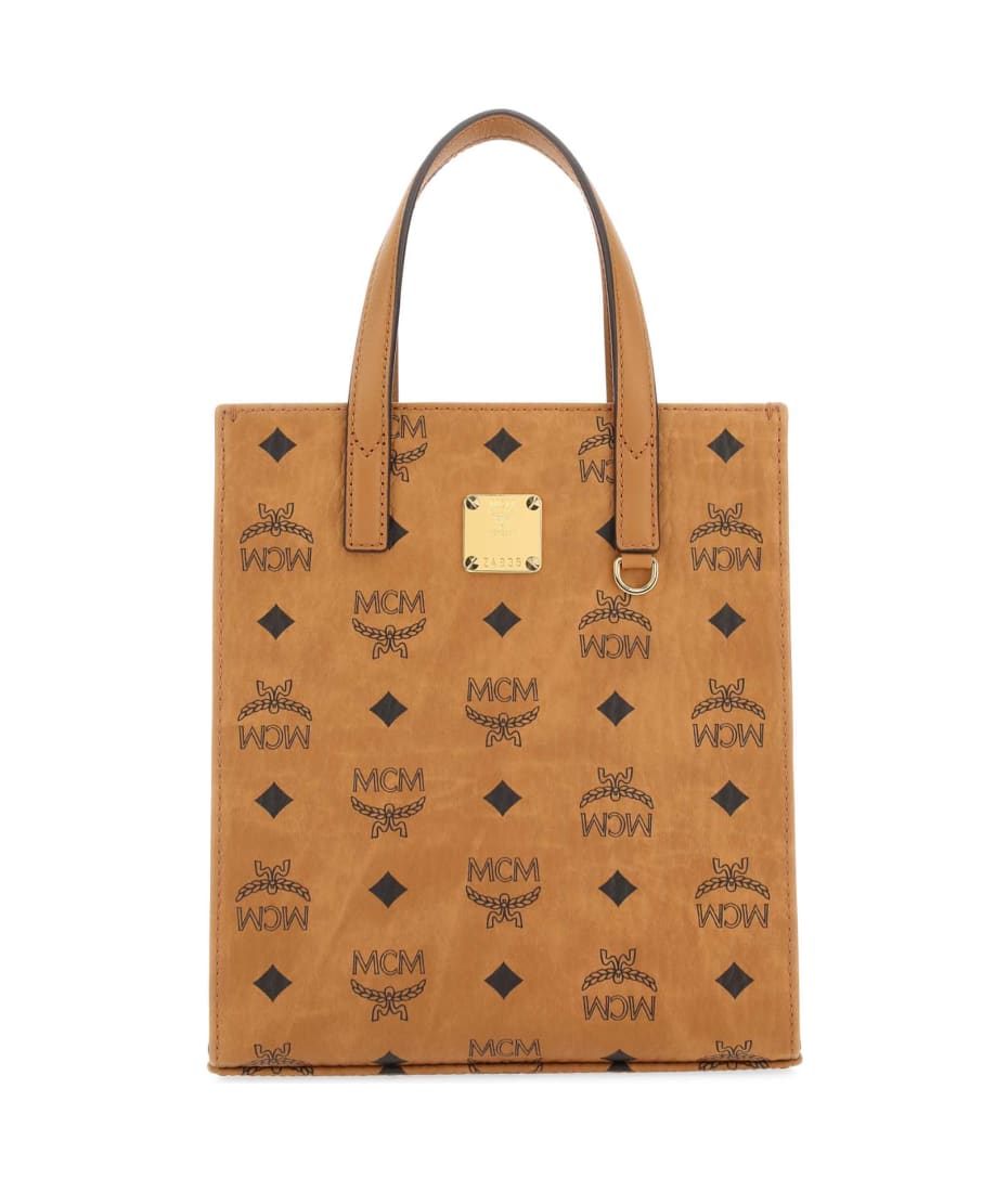 トートバッグ Mcm Printed canvas shopping bag MCM Printed Canvas Shopping Bag | italist
