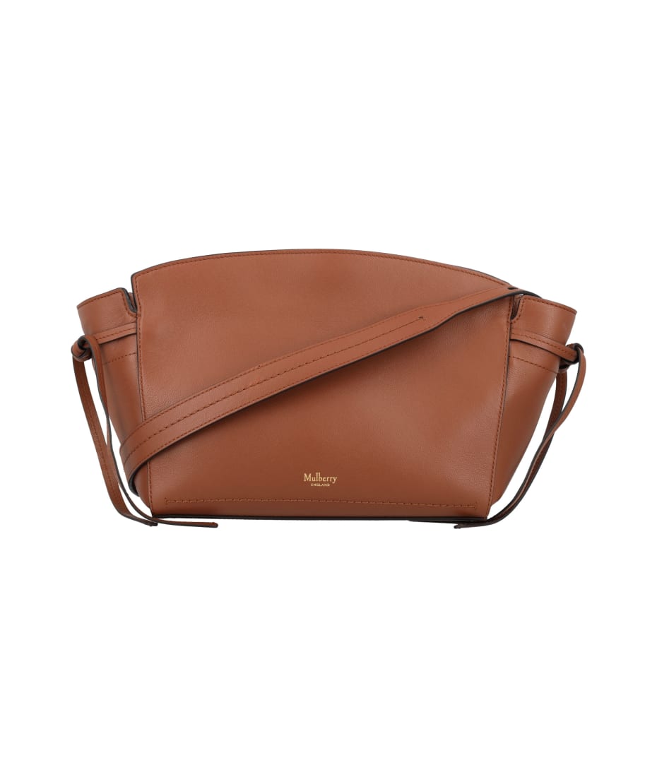 【関税込み】 ☆Mulberry☆ CLOVELLY ロゴ トートバッグ Mulberry Small Clovelly Tote Bag | Brown | FARFETCH
