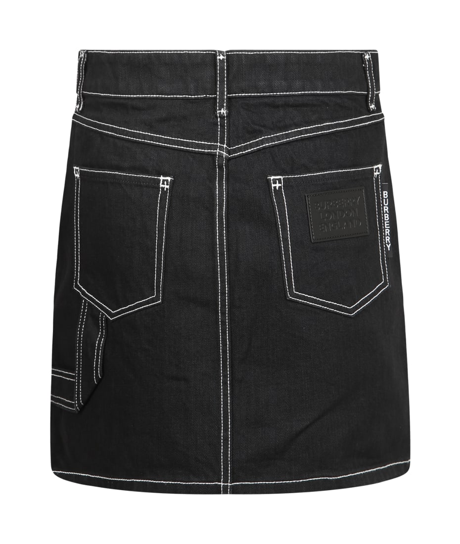 burberry denim skirt