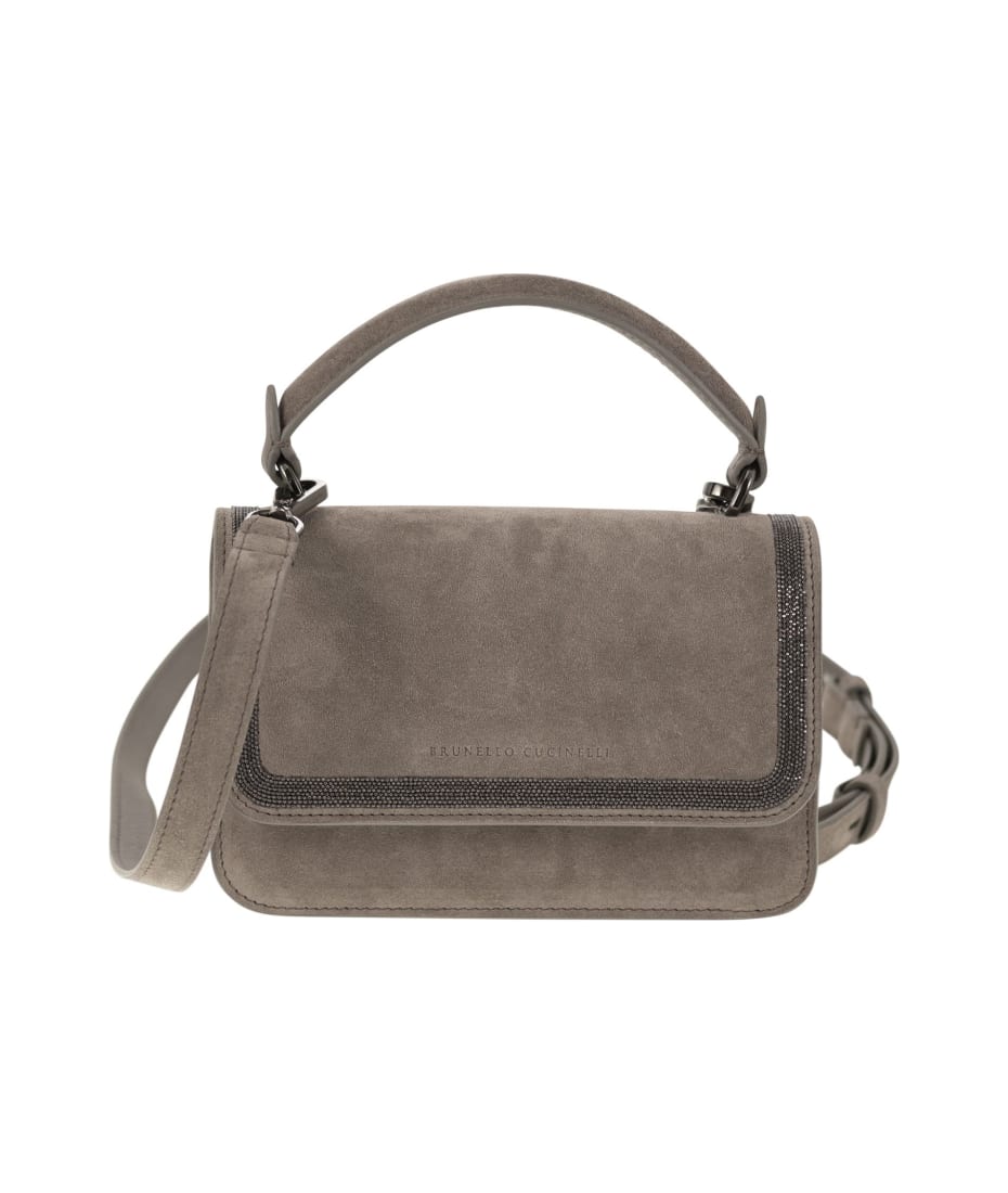 バッグ・カバンその他 BRUNELLO CUCINELLI Suede bag with Precious Contour Brunello Cucinelli Suede Bag With Precious Contour | italist