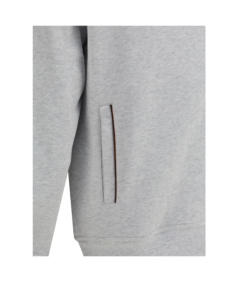 パーカー・フーディ Brunello Cucinelli Felpa Smanicata In Misto Cotone Brunello Cucinelli Mélange-Effect Zipped Hoodie | Sendegaro US