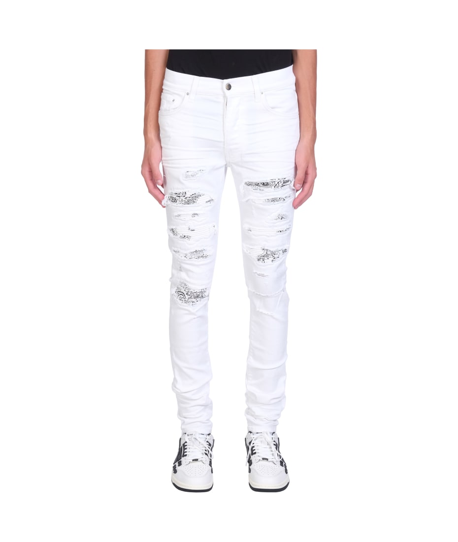 AMIRI Jeans In White Denim italist
