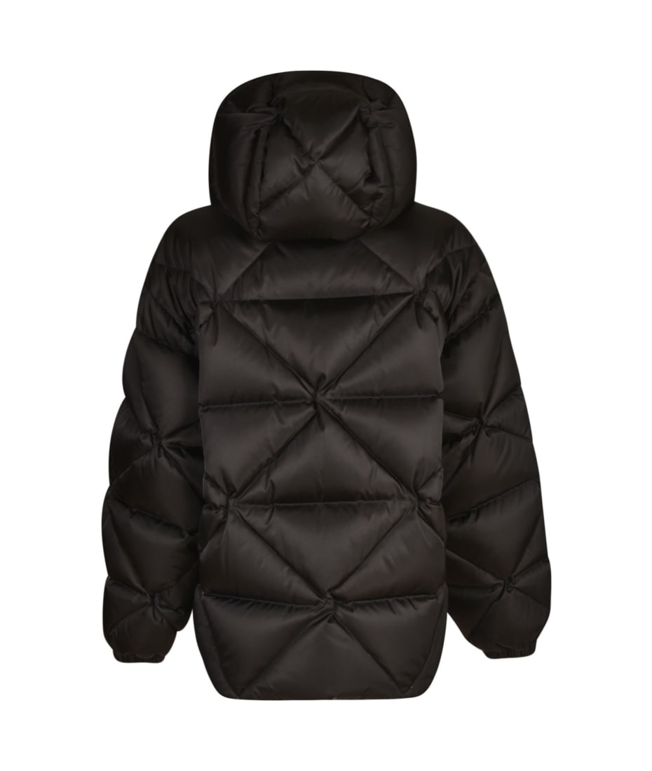 Prada Triangle Quilted Logo Padded Jacket | italist, ALWAYS Prada Triangle Quilted Logo Padded Jacket | italist, ALWAYS