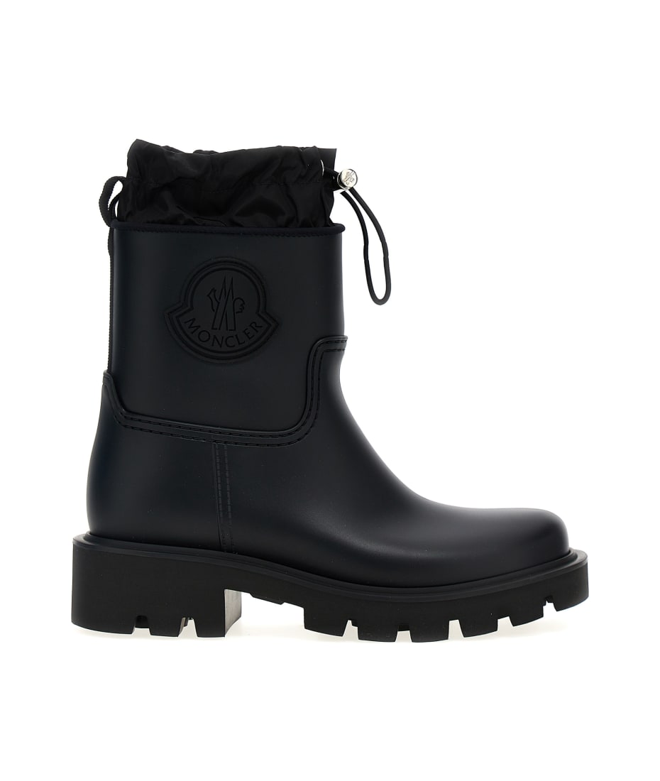 モンクレール MONCLER ラバーレインブーツ ブラック PVC