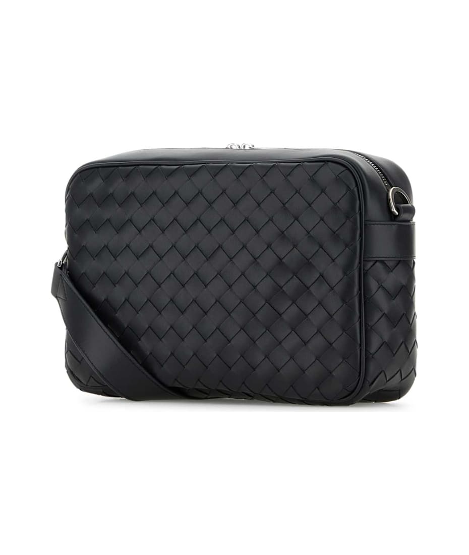 ショルダーバッグ Bottega Veneta Graphite Leather Medium Camera Crossbody Bag Bottega Veneta Graphite Leather Medium Camera Crossbody Bag