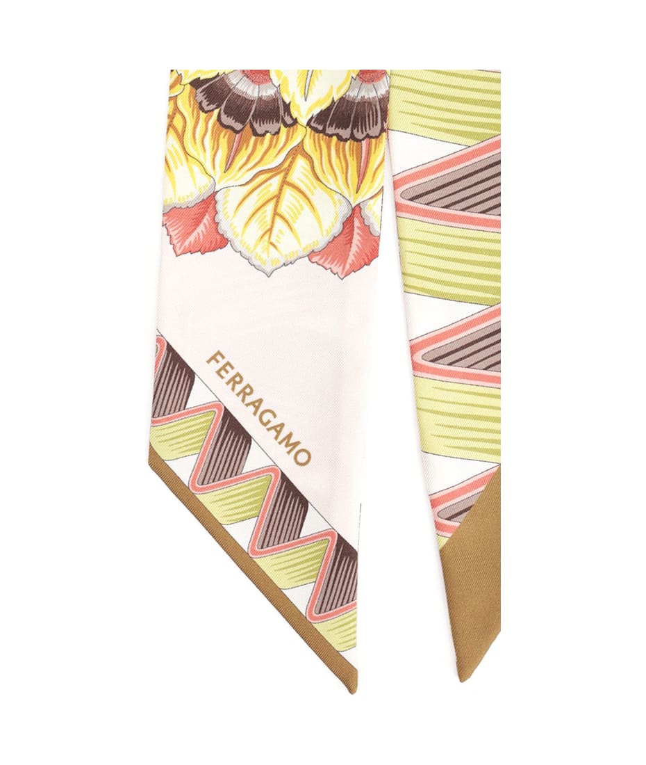 Ferragamo Giada Print Mini Bandeau スカーフ＆ストール 通販