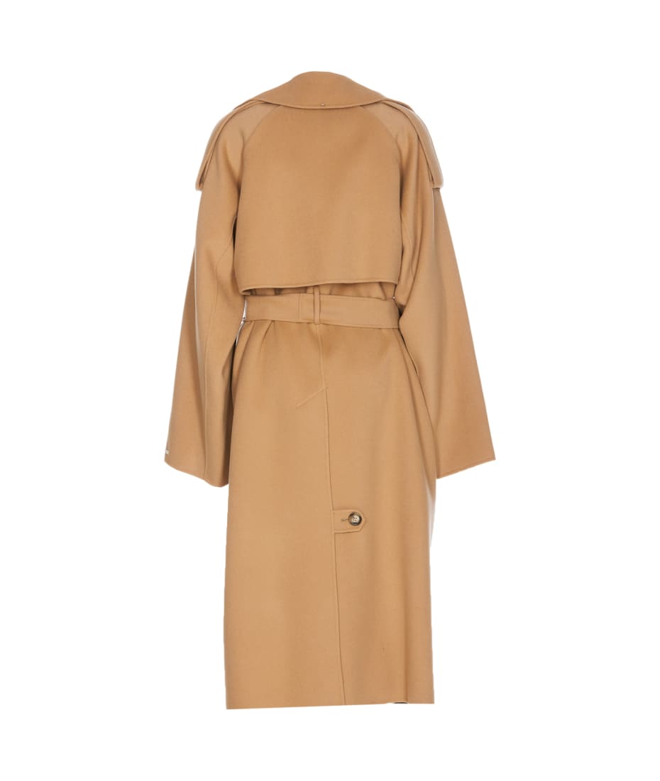 コート SPORTMAX Women Outer FIORE 747 014 Beige Sportmax Fiore Coat | Neutrals | FARFETCH