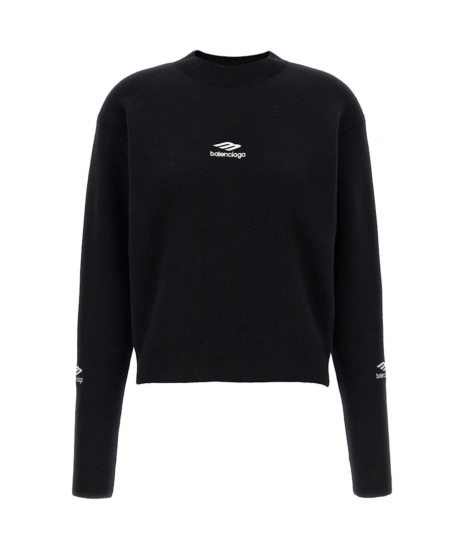 Balenciaga Logo Sweater Black S