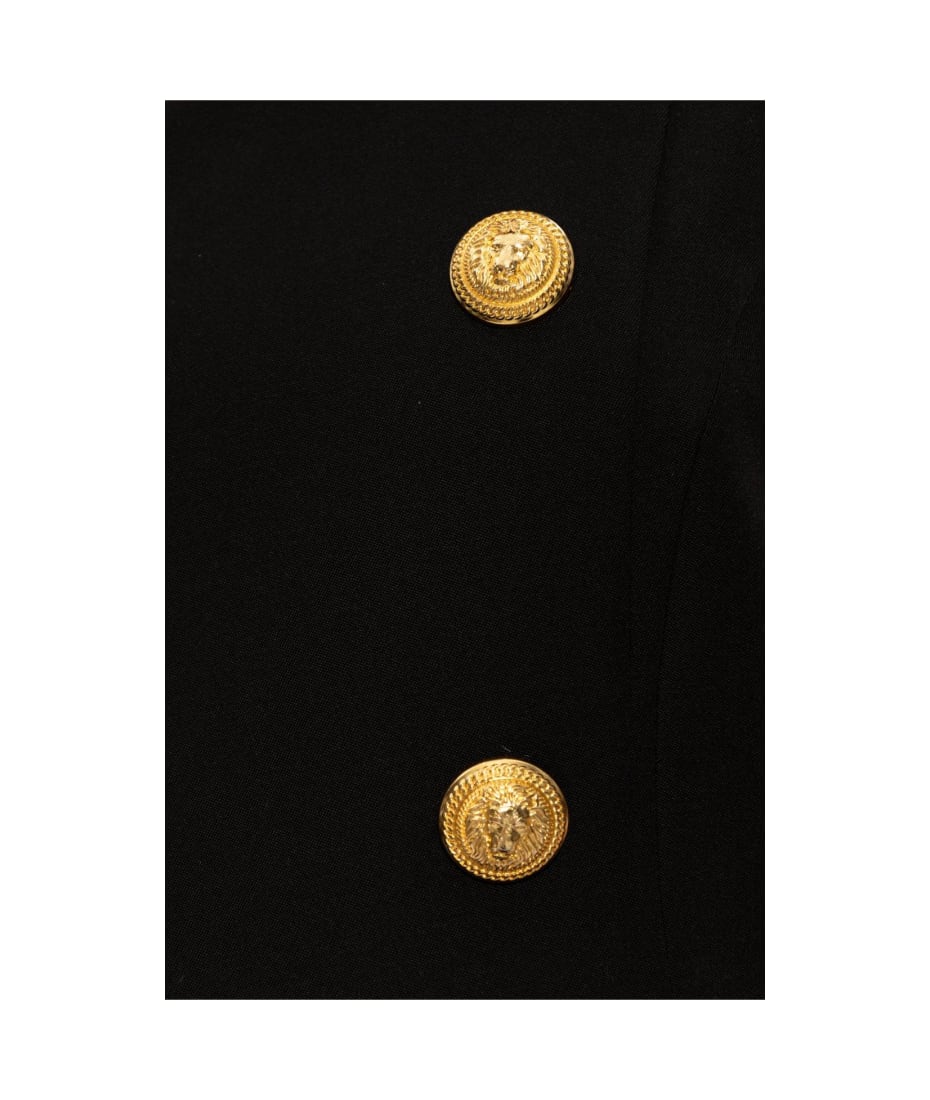 BALMAIN ワンショルタ ミニスカト CF0R5036WC09 0PA Balmain One Shoulder Mini Skirt | italist