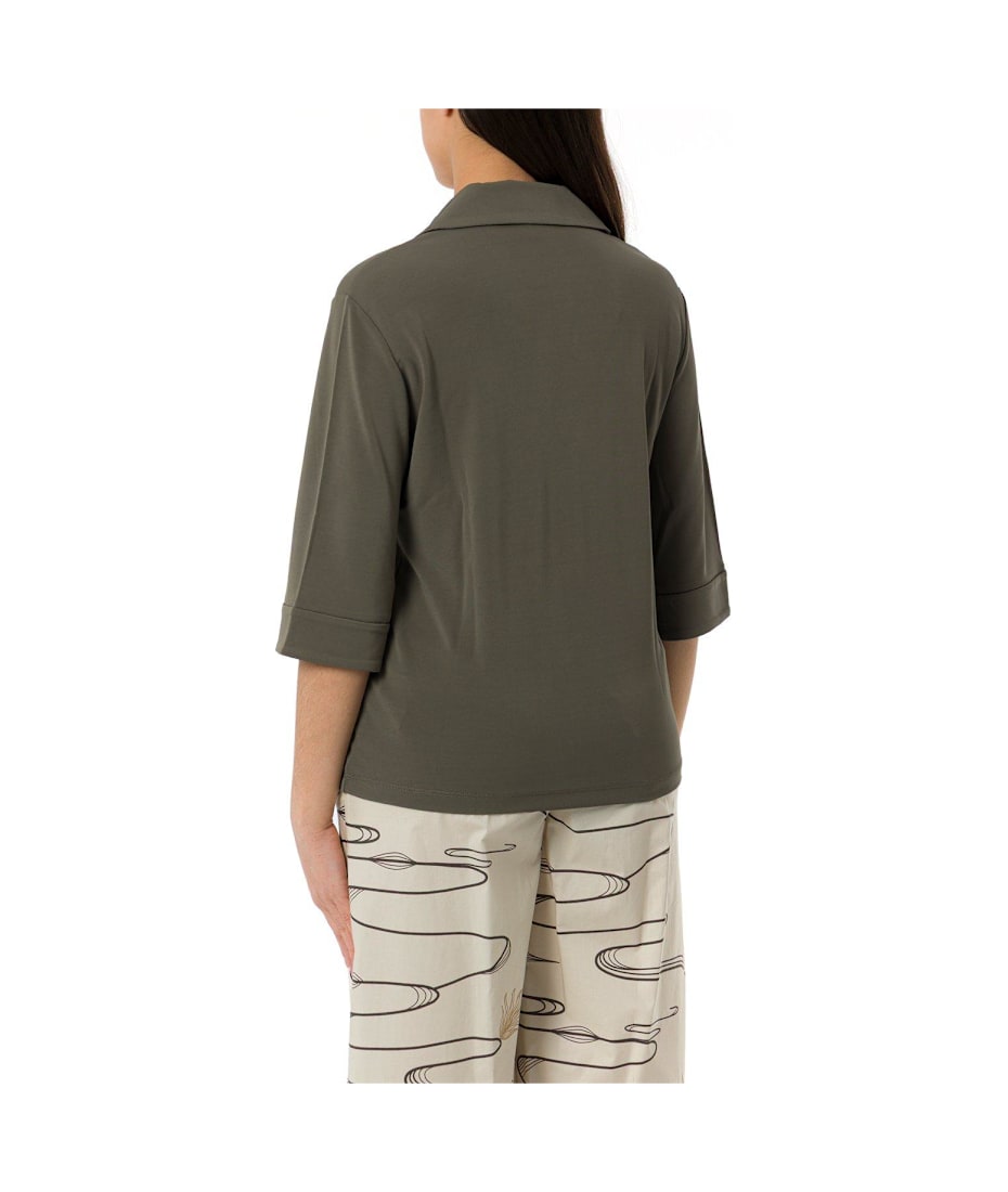 Chico3 MAX MARA 6113562 Jersey drap sweatshirt, camel | Weekend Max Mara