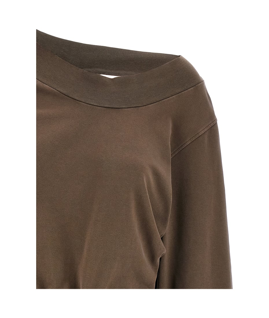 ワンピース THE ATTICO FW25 Sweatshirt dress (251WCA00436 183) The Attico Sweatshirt Dress | italist