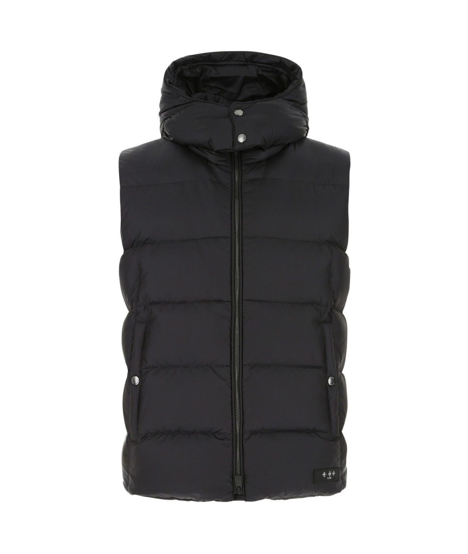 Black Nylon Sleeveless Down Jacket TATRAS | italist, ALWAYS LIKE A