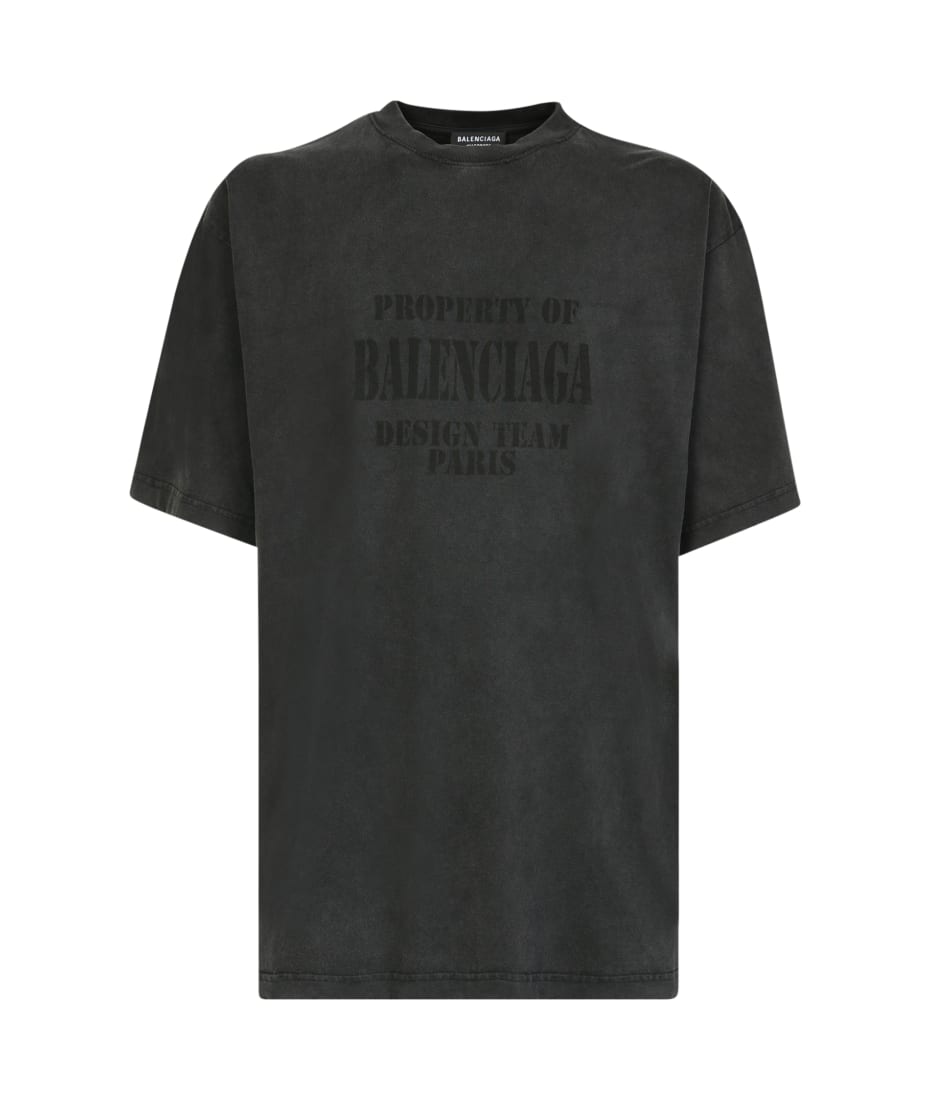 Balenciaga Property T-shirt Black | italist